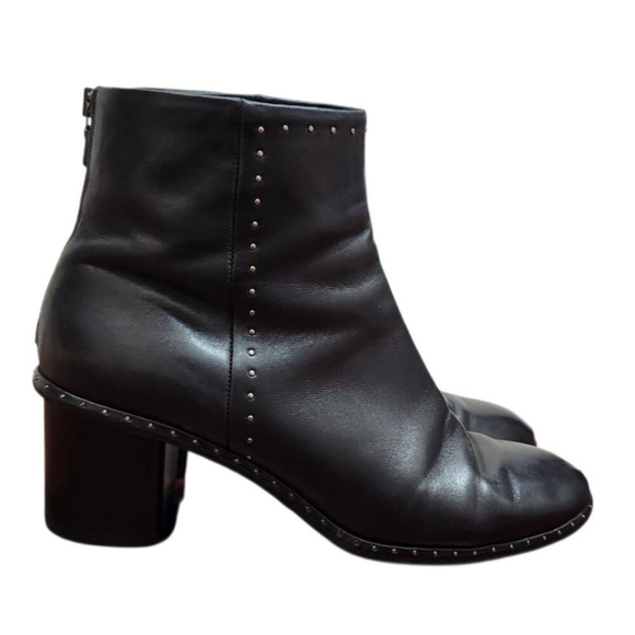 Rag & Bone Willow Stud Leather Boots In Black Size EU 41/US 10 - Picture 5 of 16